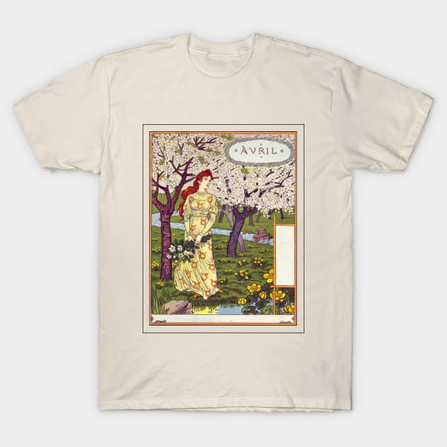 April - Belle Jardiniere T-Shirt by WAITE-SMITH VINTAGE ART